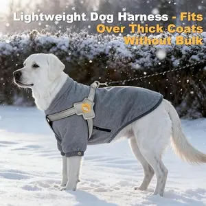 Saddle-Style Dog Chest Strap, Breathable Reflective Non-Choking, Reinforced Secure Pet Leash, Anti-Shock Harness for Dogs