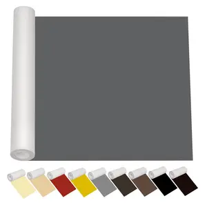 Leather Repair Patch for Furniture 12.6 x 60 inch Dark Grey  Durable Leather ,Self-Adhesive Leather Patches for Couches,Sofa, Seat,Vinyl Chairs,Fabric Fix Etc.