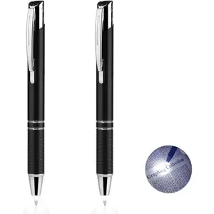 Pen with Light, Light Up Flashlight Pen, LED Lighted Pens for Writing in The Dark 2pack - Father's Day Gifts for Dad Husband Men Women Birthday-White