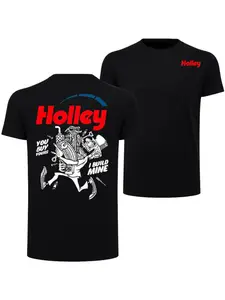 Holley Performance T-Shirt, Classic Hot Rod Graphic Tee, Muscle Car Racing Streetwear, You Buy Yours I Build Mine Shirt