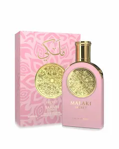 Malaki Secret Sahari Supreme Eau de Parfum - Sandalwood & White Musk Fragrance with Tuberose, Orange Blossom, and Tonka Bean Top Notes