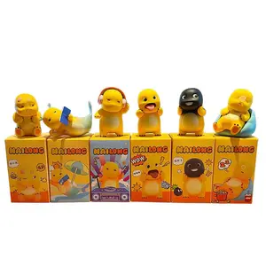 NALONG Mini Milk Dragon Figurines Complete Set for Desk Decor & Stress Relief Toys Adorable Cartoon Design Perfect for Kids Friends & Holiday Gifts Dj Luminous Mini Cartoon Dragon Figurines TV Movie Character Collection - Decoration