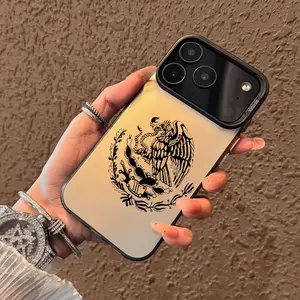 Eagle and Snake Graffiti Phone Case, IMD Material Black, Suitable for iPhone 17 Pro Max 17Air, 16,11, 12, 13 Pro Max, 14 Pro Max, and 15, Design Black Friday LB Protectors