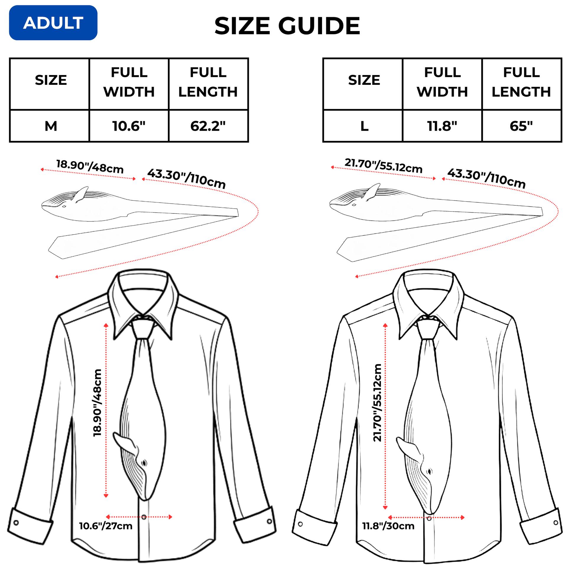 MUS419 3D Shark Tie for Men Funny Ocean Themed Novelty Necktie Unique Party & Gag Gift