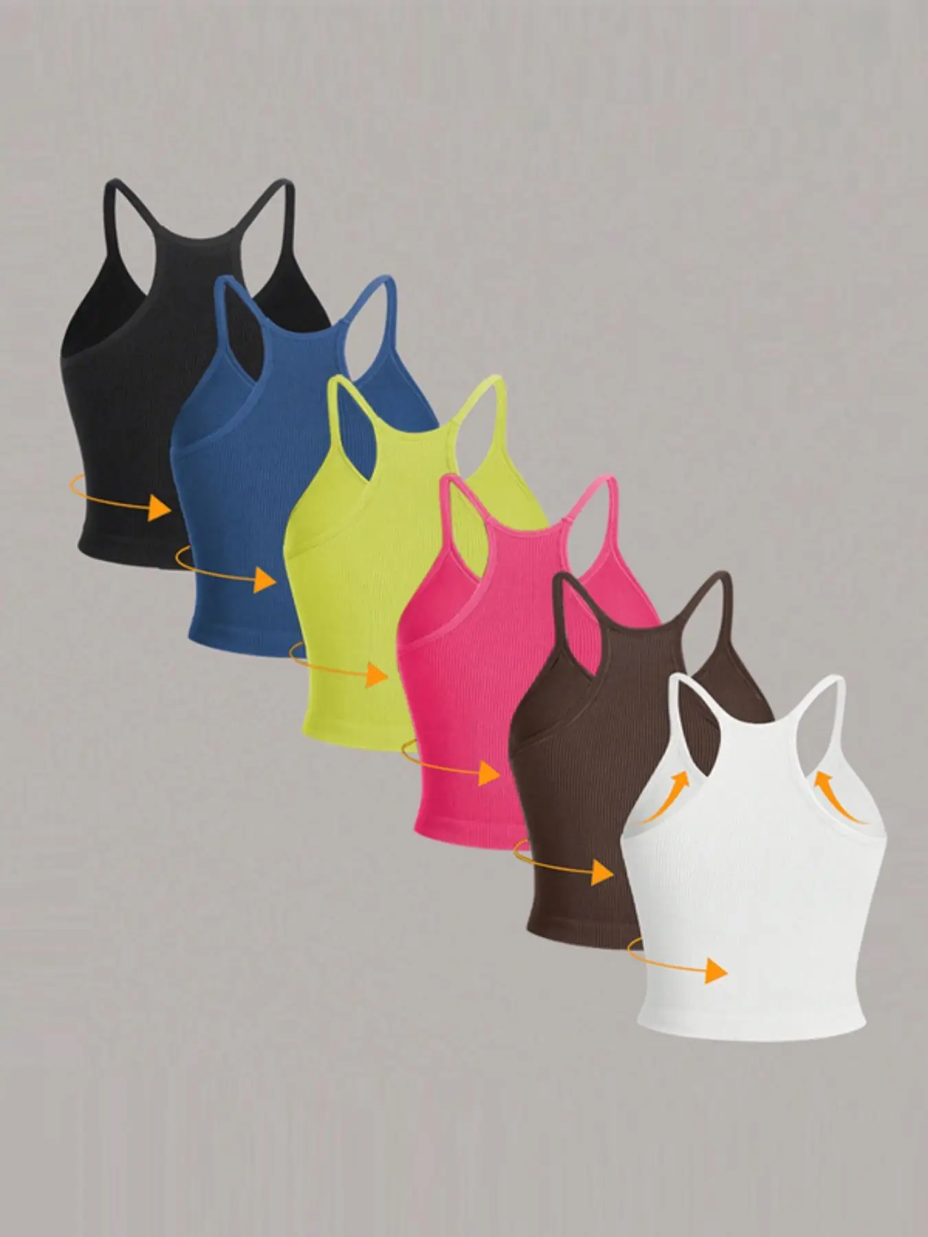 Women's Racerback Sports Vest, Breathable Comfy Athletic Cami Top, Running Vest, Gym Tops, Sports Tops for Women, Gym Clothing, Ladies Sportswear for