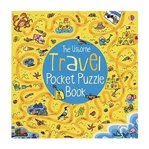 Used Paperback Book - Alex Frith's Travel Pocket Puzzle Book, Boredom Buster with Over 100 Pages of Number Problems, Answers at Back (English), Picture Puzzles