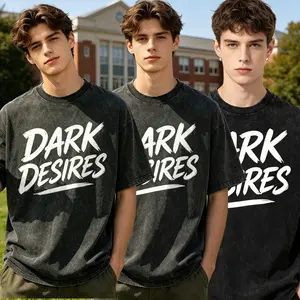 3-Pack Men’s “Dark Desires” Vintage Washed T-Shirts | Breathable Cotton, Premium DTG Digital Print, Oversized Streetwear Tees, Casual Everyday Wear, Direct Shipping to the U.S.