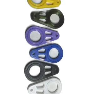 3D Printed Fidget spinner keychain Plastic