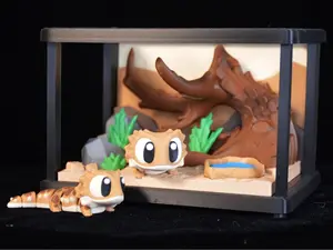 3D Print -Terrarium with Random Animals