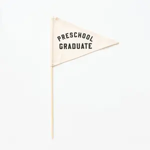 Preschool Graduate Flag {Black}