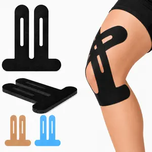 10 Pcs Knee Joint Protection  Pre Cut Kinesiology Tape – Elastic Athletic Tape, Waterproof Breathable Latex-Free Knee Support for Climbers, Runners, Hikers & Fitness Sport Universal vet wrap