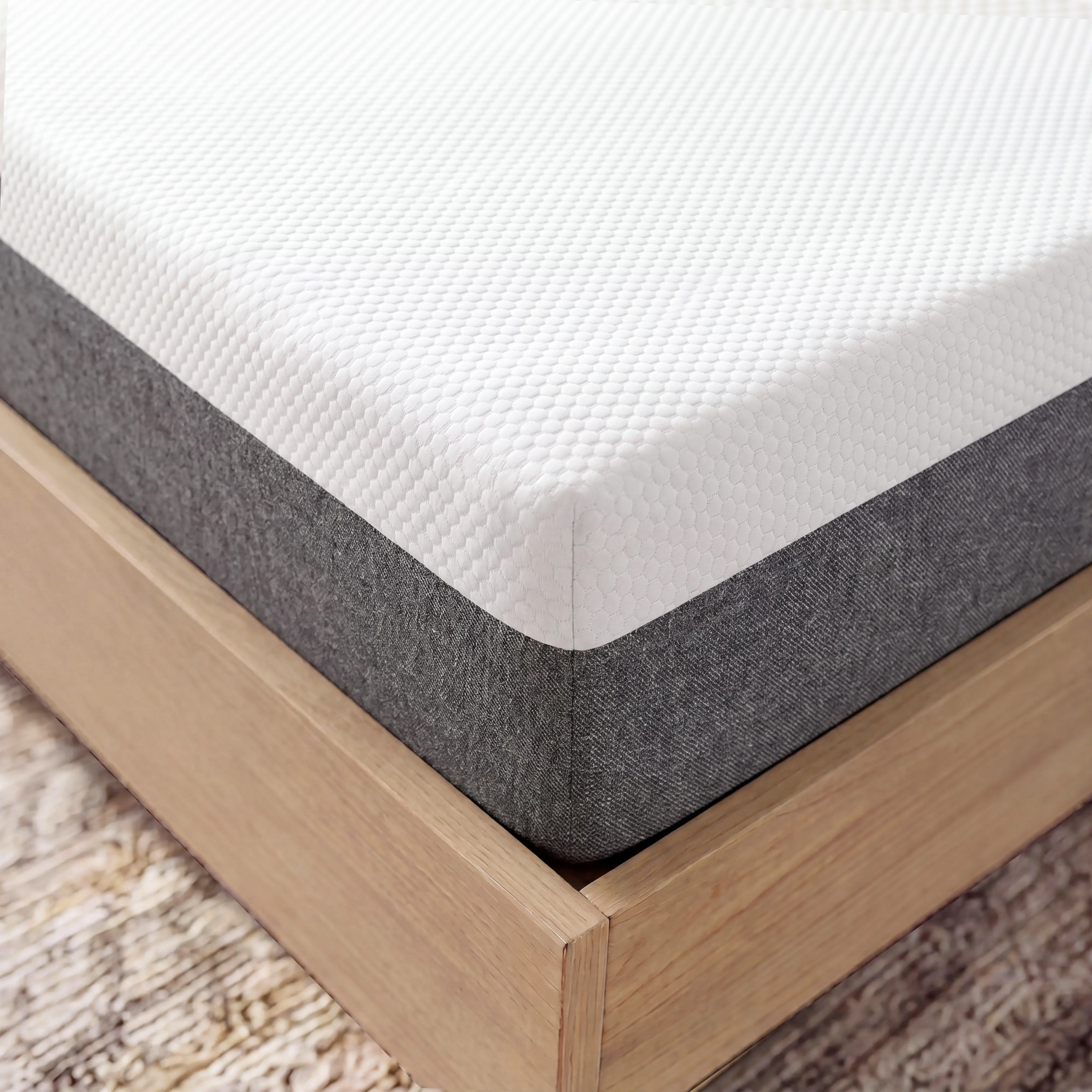 10-Inch Cool Breathable Gel Foam silent Mattress, Medium Firm in    twin,  Full, Queen and King Sizes, Eases Body Pressure for All-Night Restful Sleep with a Perfect Balance of Softness and Supportive Firmness, Queen Size Mattress, Mattress Queen Size