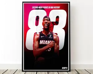 Bam Adebayo 83 Points Basketball Sports Poster NO FRAMED