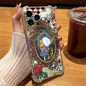 Phone Case Featuring Alice'S Adventures in Wonderland, Made of TPU for Protection, Compatible with Iphone Models 17 16 15 14 13 12 11 Pro Max Plus Air Versions. an Ideal Birthday Present for Friends And Family