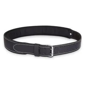 FUERI Premium Grain Leather Work Belt – Foam Padded Thick Belt for Carpenters & Framers | Add to Cart Buy Now: Tool Belt + Heavy-Duty, Comfortable Support