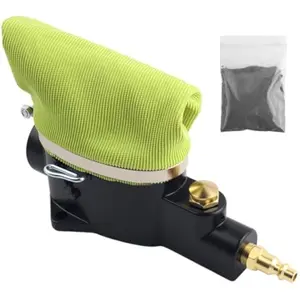 Pneumatic Spark Plug Cleaner Tool,Aluminum Spark Plug Cleaner Sandblaster for Carbon Deposit Cleaning,Universal Sand Blasting Sparks Plugs Cleaners Automotive Tools