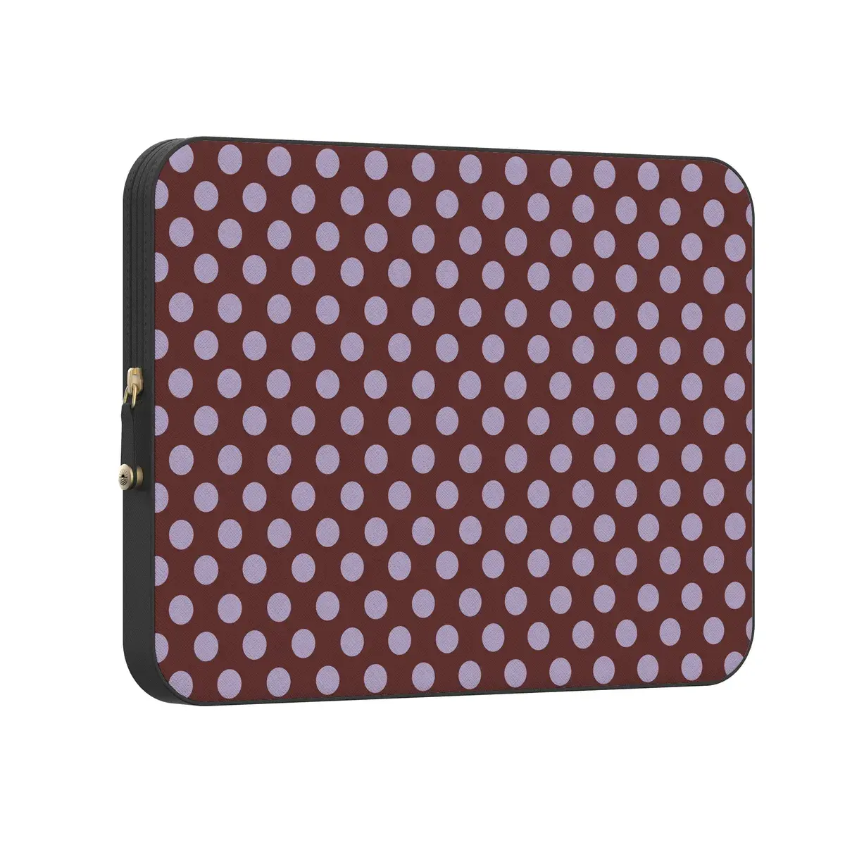 Casely MacBook Laptop Sleeve Case | Spotted in SoHo | Burgundy Polka Dot
