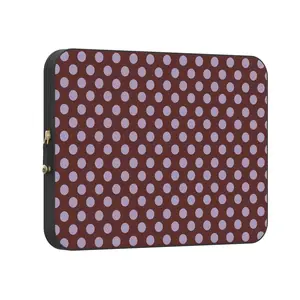 Casely MacBook Laptop Sleeve Case | Spotted in SoHo | Burgundy Polka Dot