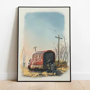 Fallout Video Game Poster, Fallout Game Decor Posters - NO FRAME