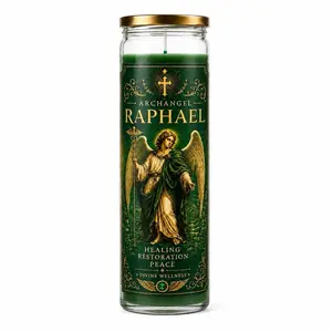 Archangel Raphael 7 Day Prayer Candle | Healing, Mental Health, Peace & Restoration