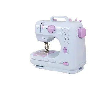 Household Electric Sewing Machine 505 Multifunctional Desktop with Overlock Foot Pedal