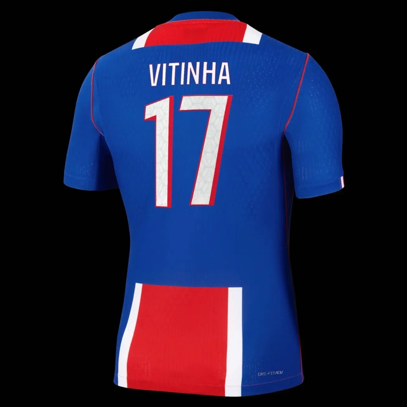 Unisex Soccer Shirt Paris Player Vitinha 2026/27 Home Stadium Replica Jersey - Blue Football