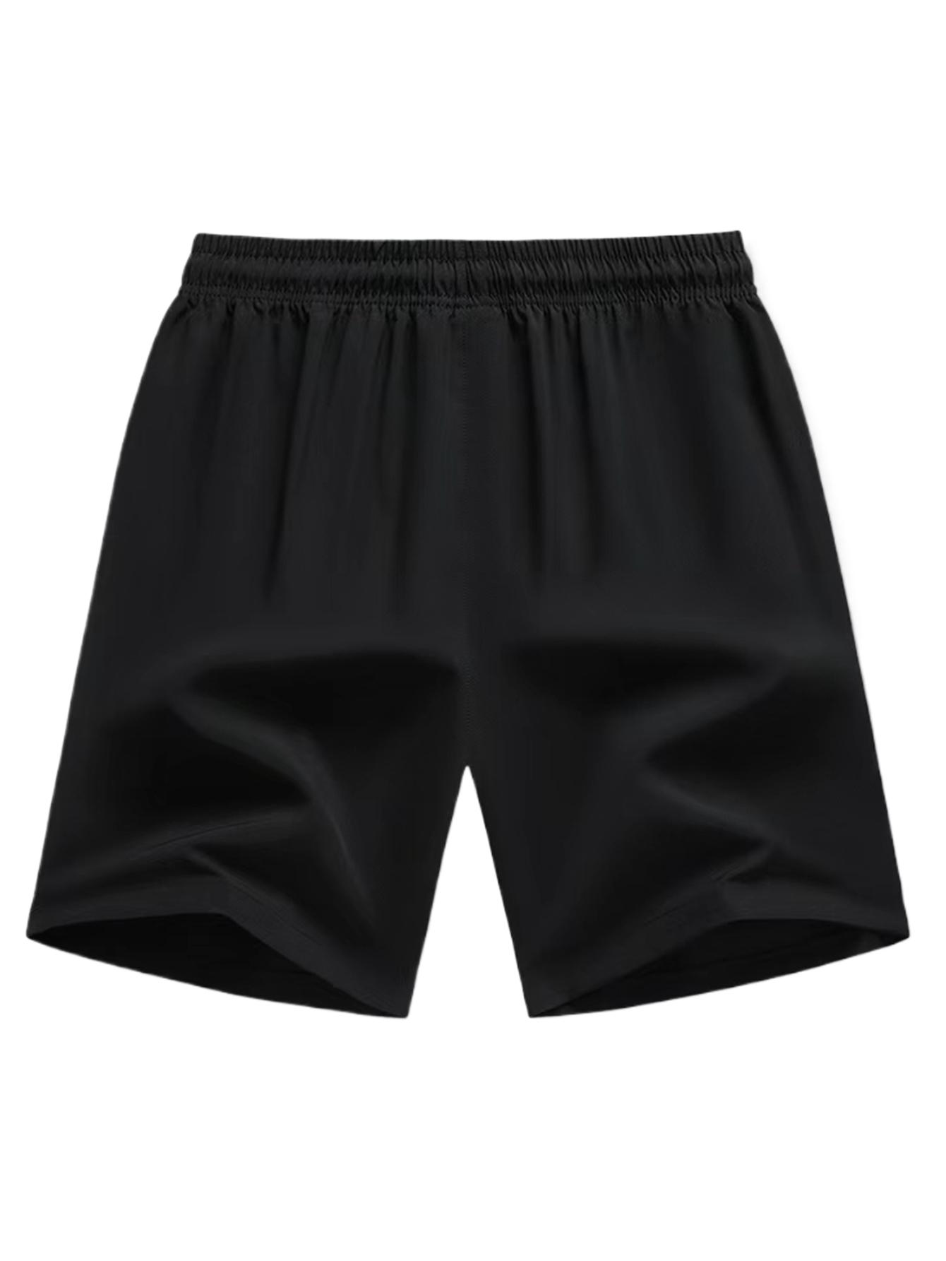 5 Pack Boys Quick Dry Athletic Shorts, Youth Summer Sports Shorts with Zipper Pockets, Loose Casual Running Shorts for Kids