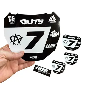 ODI Plate Decal — 7 Logo — White