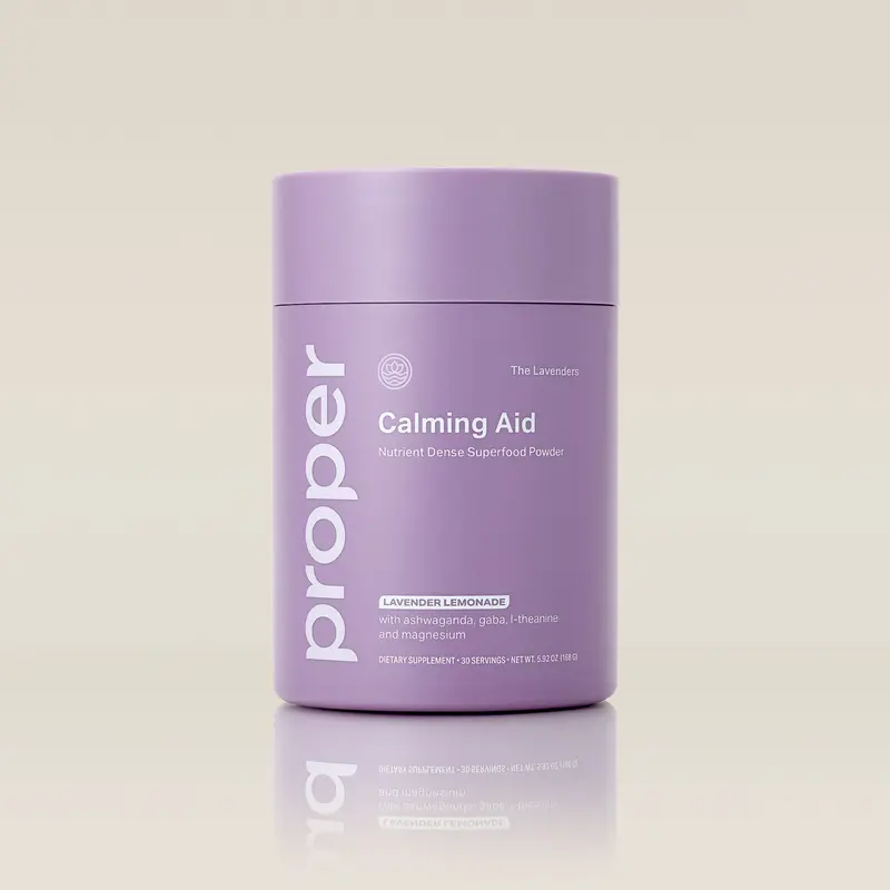 The Calming Superfood Powder for Relaxation Support - Ashwagandha, GABA, L-Theanine & Magnesium - Lavender Lemonade