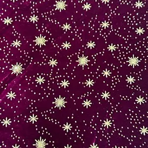 Star Glitter Stretch Polyester Spandex Velvet Fabric | Spandex Palace