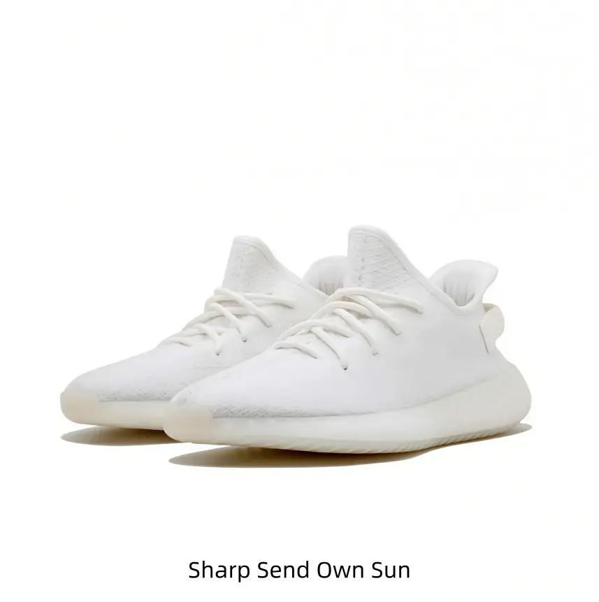 Breathable Fly Knit Pure White Sneakers Soft Elastic Midsole Comfort Low Top Fashion Athletic Shoes For Men Women