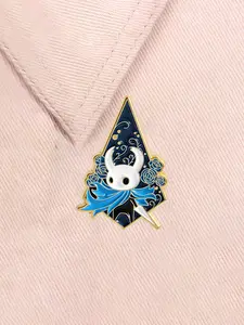 Hollow Knight Enamel Pin Decoration Fantasy Elegant Alloy Brooches Lapel Gorgeous Game Character Collection Backpack Badge Fashion Jewelry Accessories Gifts for Friends Flower Brooch Pin Enamel Finish