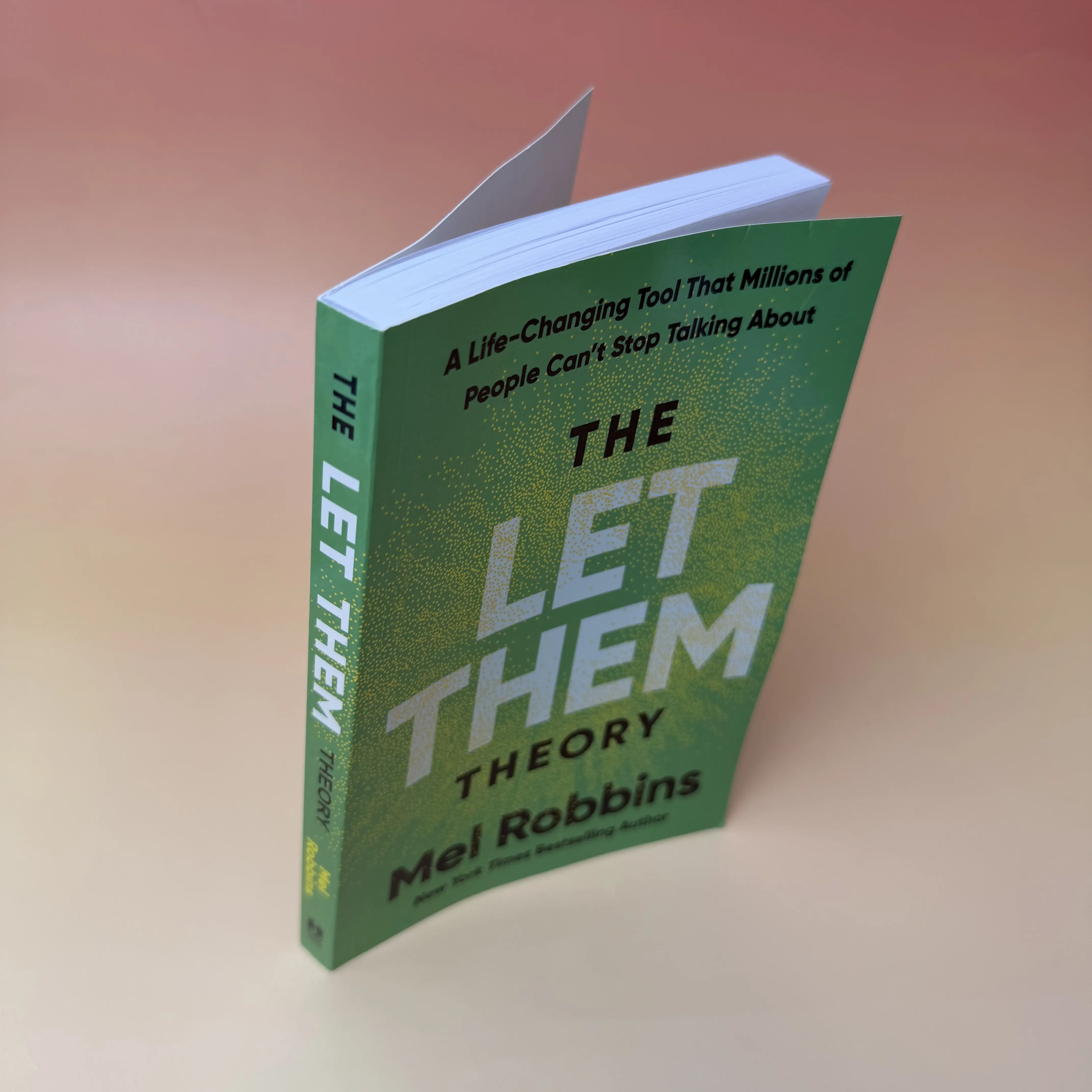 The Let Them Theory by Mel Robbins Self-Help Notebook, Office Stationery for Personal Growth and Stress Relief vertical planner a5 vintage