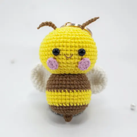 Crochet small keychain , Crochet animal keychain, Handemade keychain