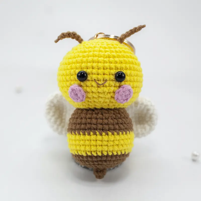 Crochet small keychain , Crochet animal keychain, Handemade keychain