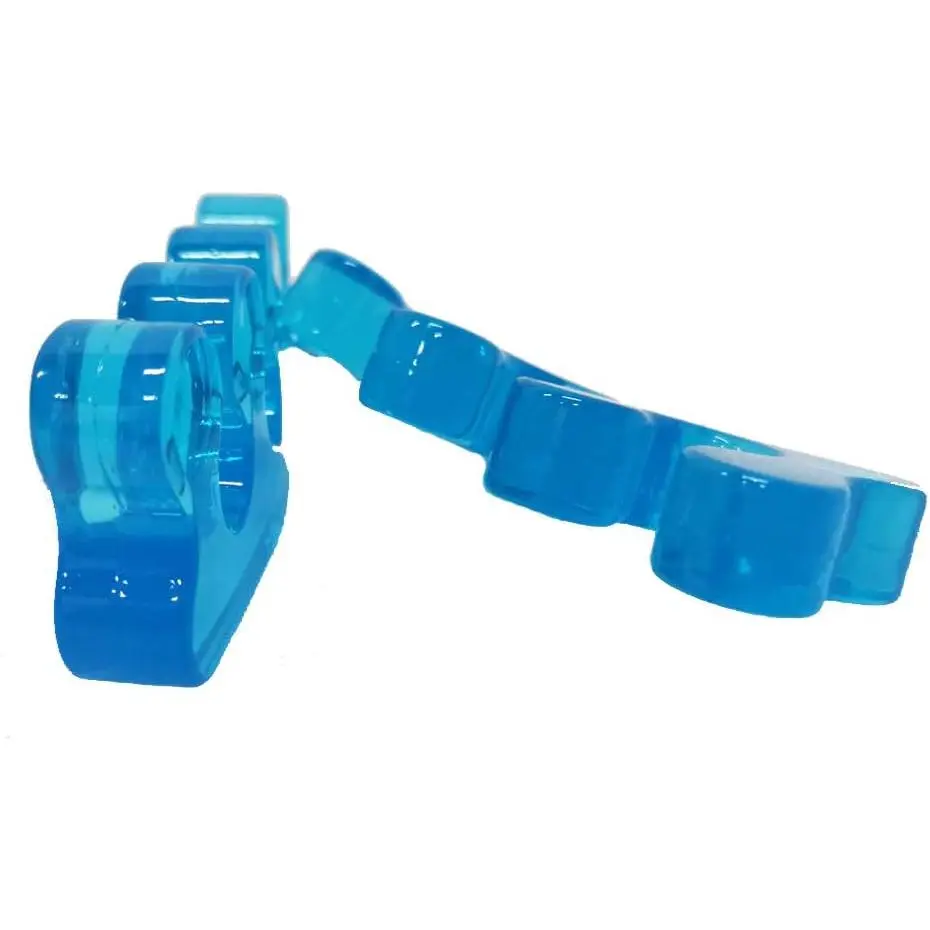 One Pair Yoga Toes Blue Toe Stretcher & Toe Separator Stop Foot Pain and Boost Athletic Performance (Blue)