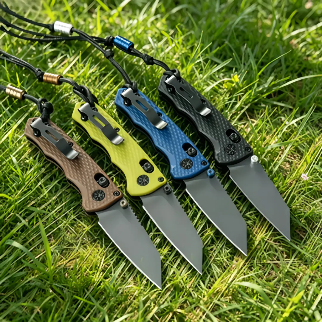 Model 290 compact pocket knife, portable, with lanyard hole, lightweight grip, stainless steel blade-ideal for home and everyday use, perfect as a holiday gift.