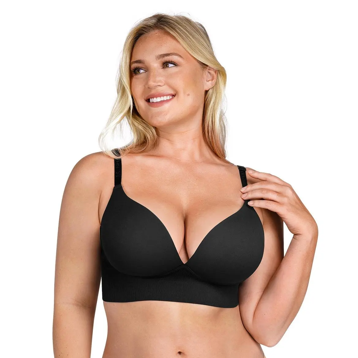 Shapellx Seamless Embrace Wireless T-Shirt Bra Everyday Shapellx Seamless Embrace Wireless T-Shirt Bra Everyday