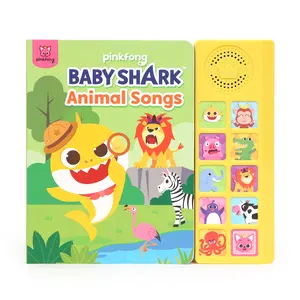 Baby Shark Animal Songs 10 Button Sound Book, Pinkfong Baby Shark Children's Early Learning Books, Interactive Learning Books for Toddlers, Learning & Education Toys, Baby Shark Gifts for Kids