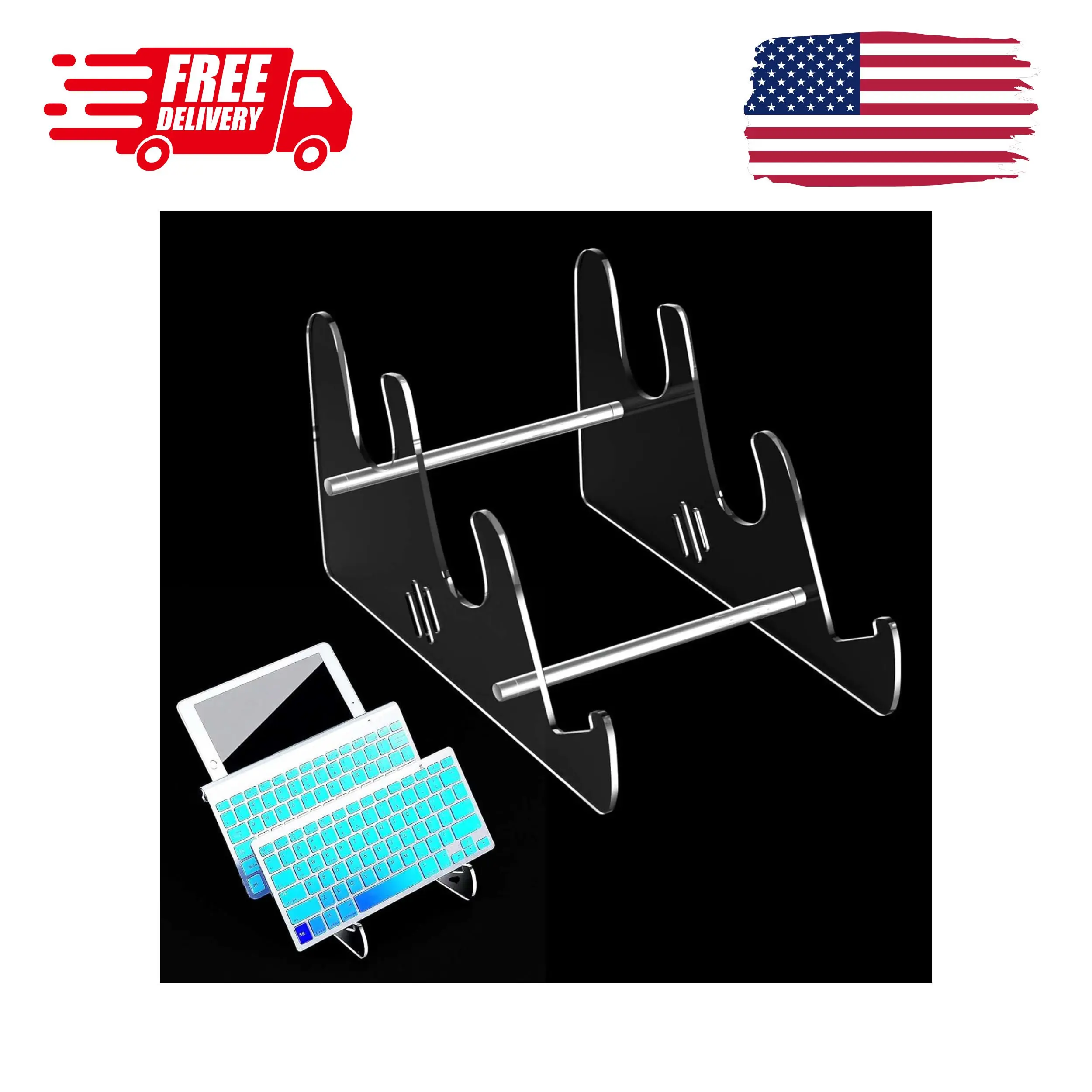 Acrylic Keyboard Display Stand Holder Mechanical Computer Stand Shelf