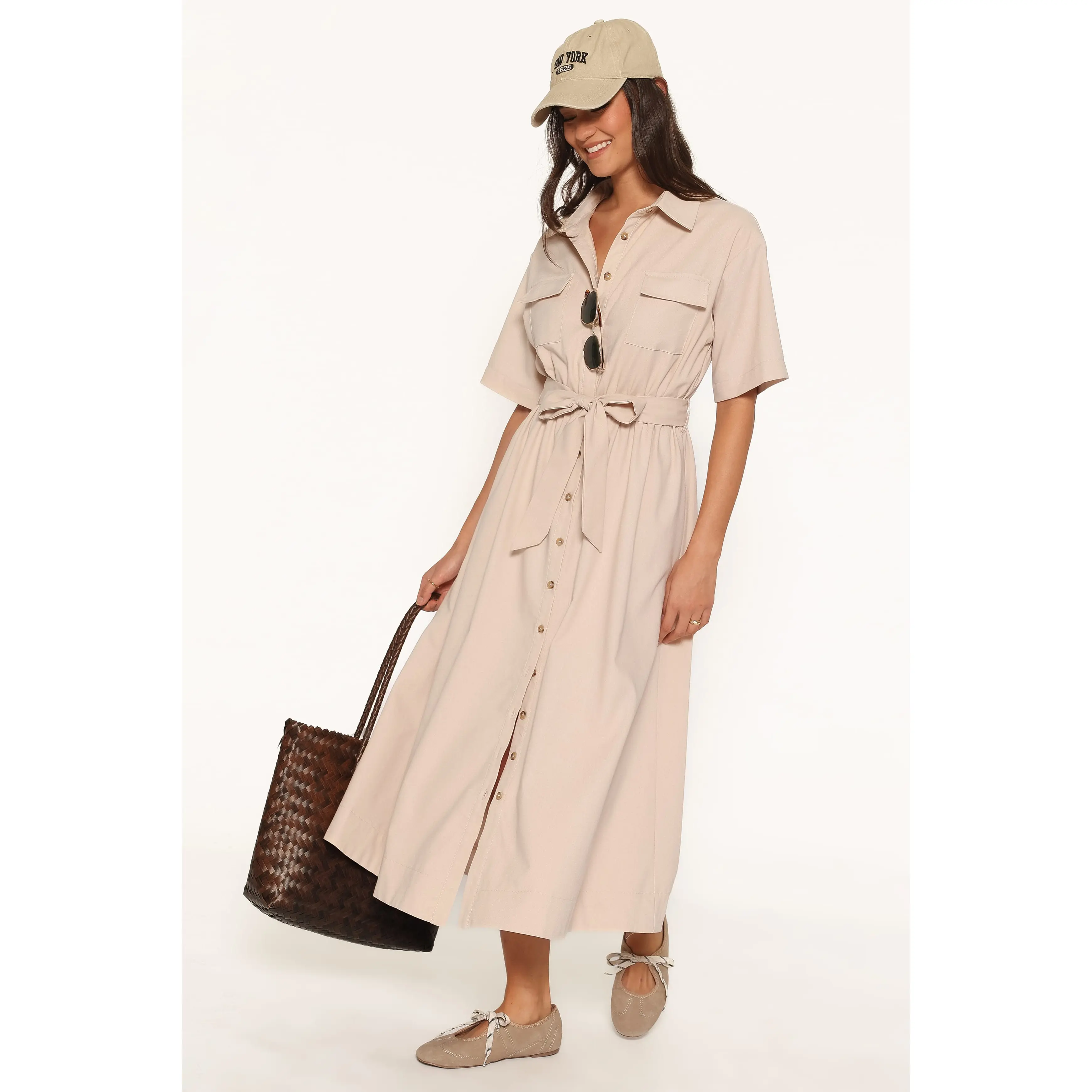 Shayna Maxi Dress - Beige