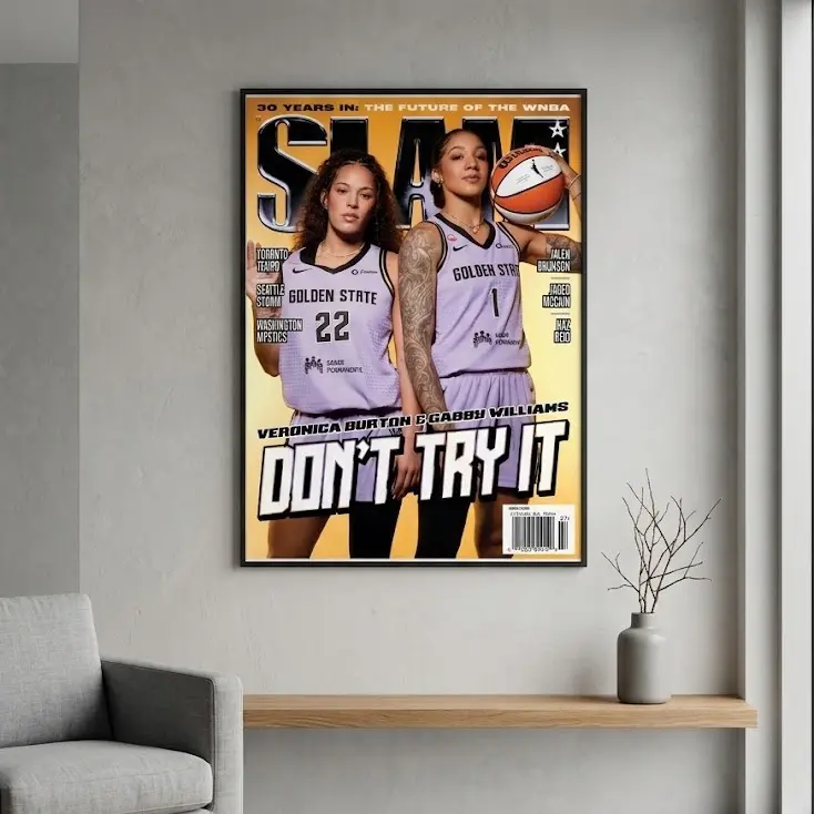 Golden State Valkyries Stars Poster - June/July 2026 SLAM Edition Poster