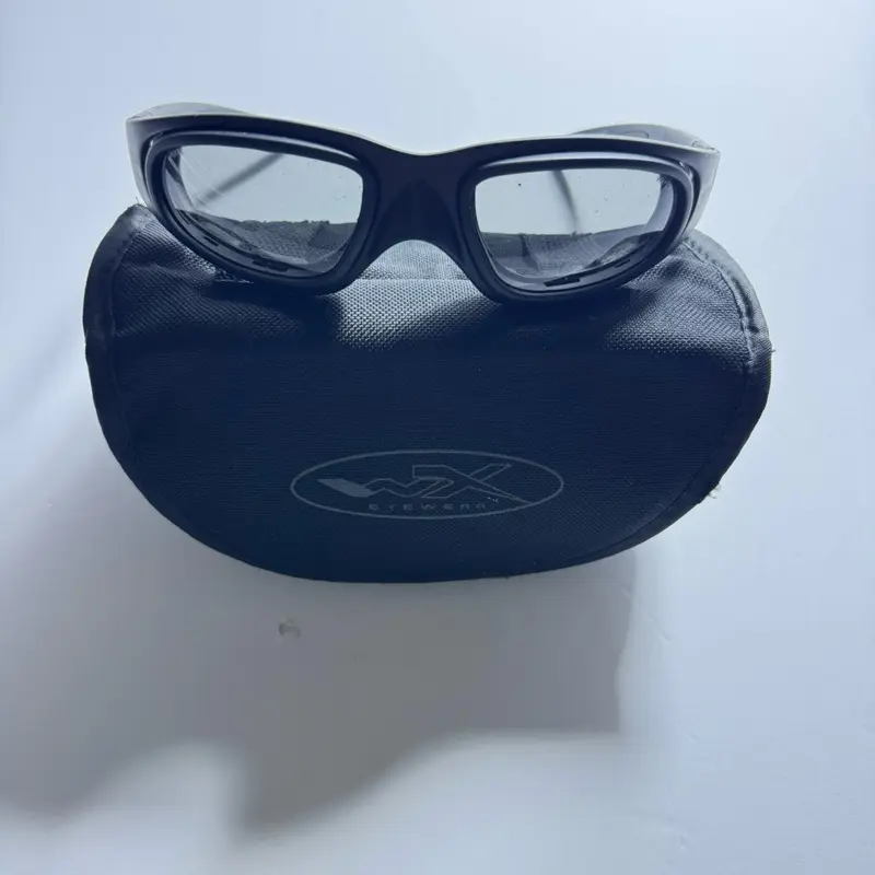 Wiley X SG-1 Sunglasses Black Interchangeable Lenses Tactical Z87-2 Made in Italy with Protective Case