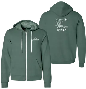 Beach Chair Supersoft Midweight Zip Up Hoodie