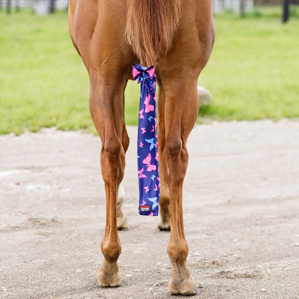 UltraFlex Horse Tail Bags - 3-Piece Set, 24in, 8oz, Self-Tie Fit, Stretchy Lycra, Snag-Resistant, Tail Protection, Home Organizer for Show & Farm Use