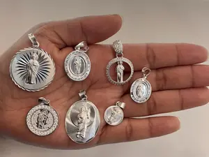 Sterling Silver Saint Jude Medal - Medalla San Judas Tadeo .925