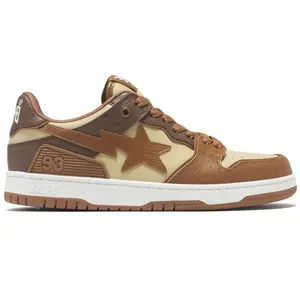 A Bathing Ape Sk8 Sta #5 Brown Beige (men) by StockX