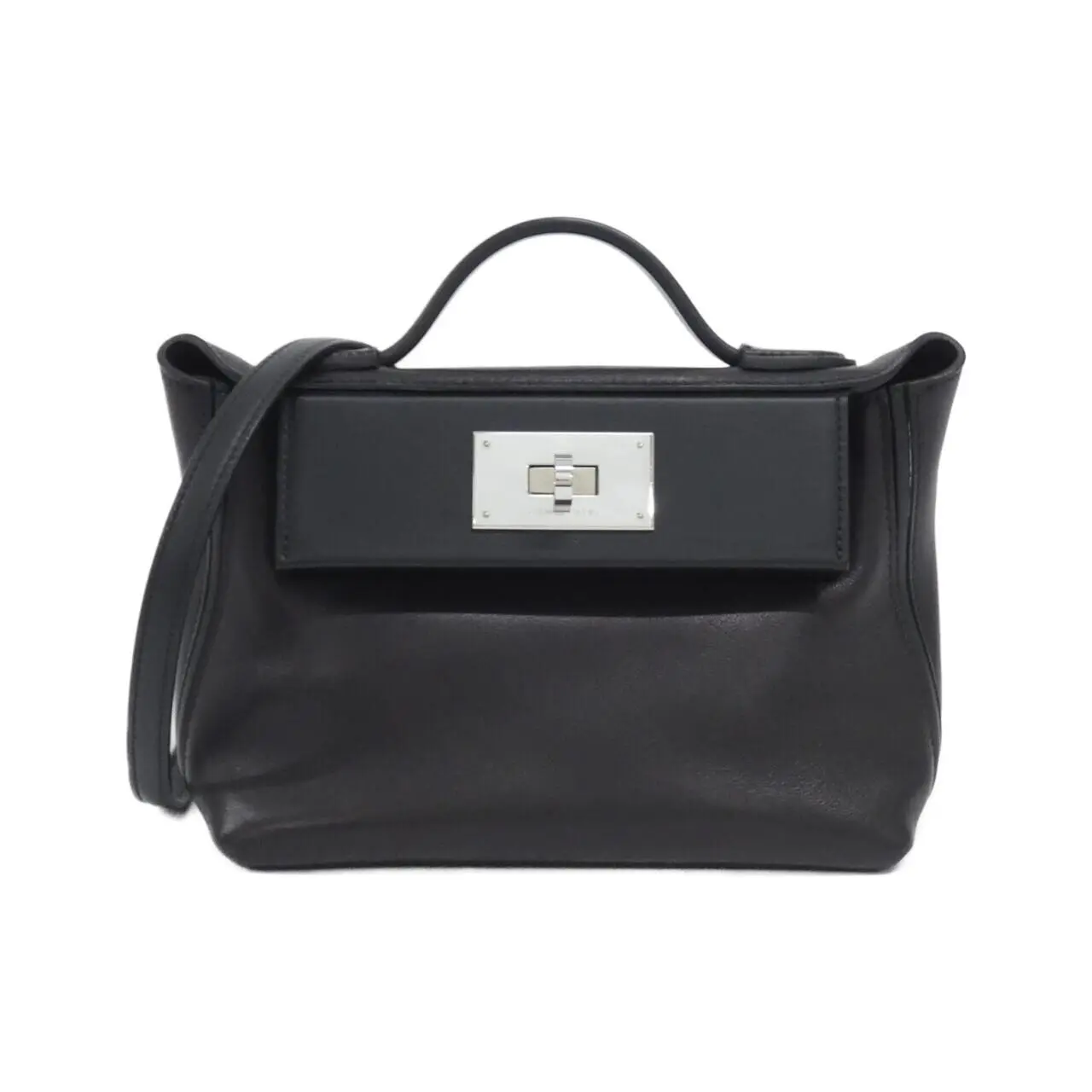 Pre-owned HERMÈS Calfskin Shoulder Bags Hermes 2424 Volupto Swift bag