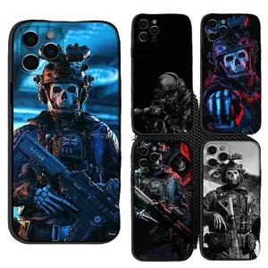 C-COD C-Call Of D-Duty Ghosts phone Cases For iPhone 17 16 15 14 13 12 Promax Pro Plus, hard shell protection ,Unique design,best Gift