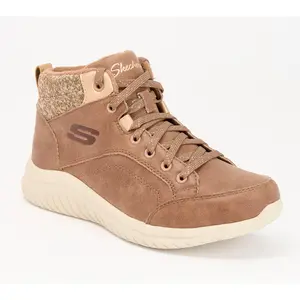 Skechers Ultra Flex Lace-Up Sneaker Boots - Icelyn